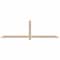 Ekena Millwork Eugene Smooth Timber Gable Bracket, Douglas Fir, 96"W x 28"H x 1 1/2"D x 3 1/2"F, 7/12 Pitch GBW096X28X0204EUG00SDF - alternate 1